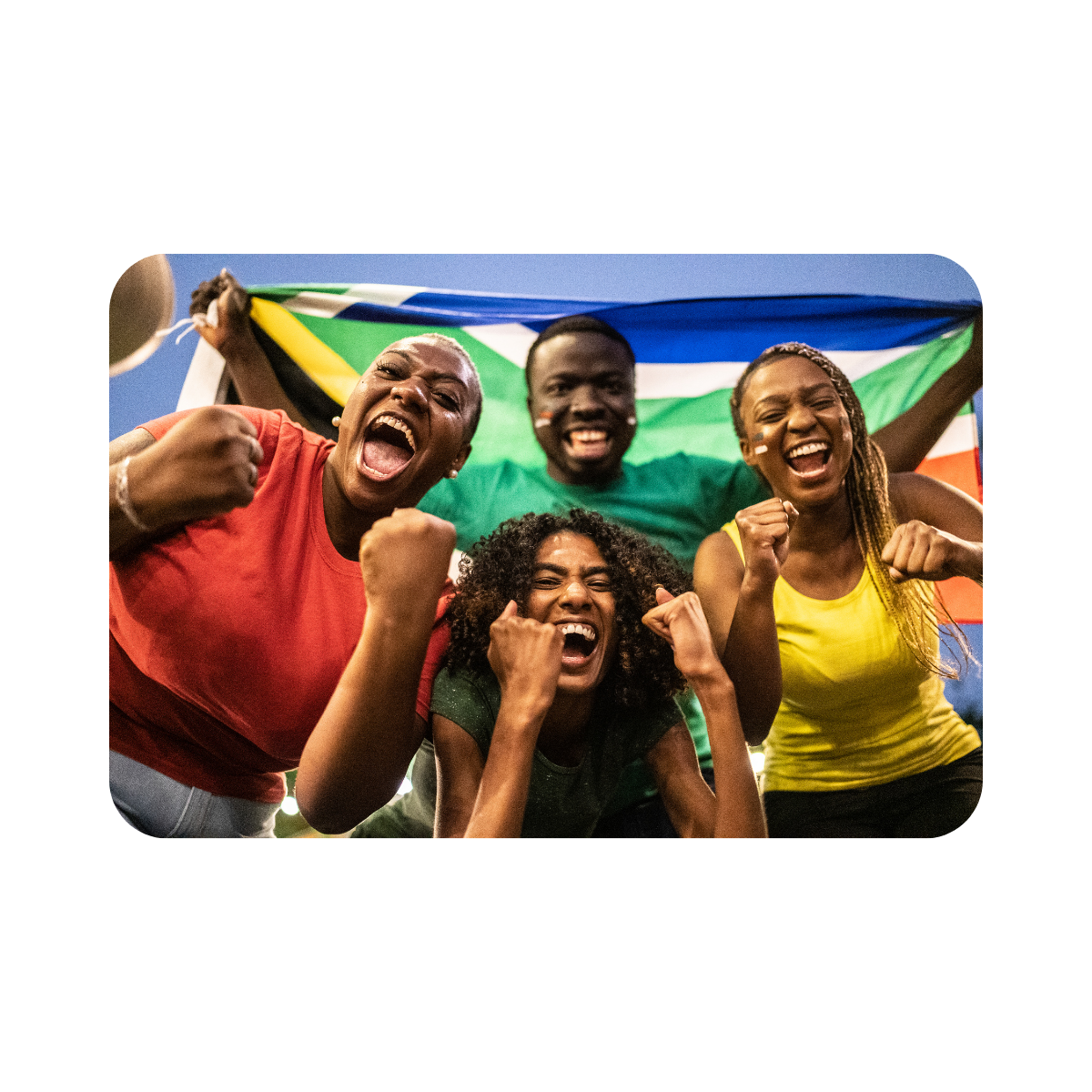 Young South Africans participating together