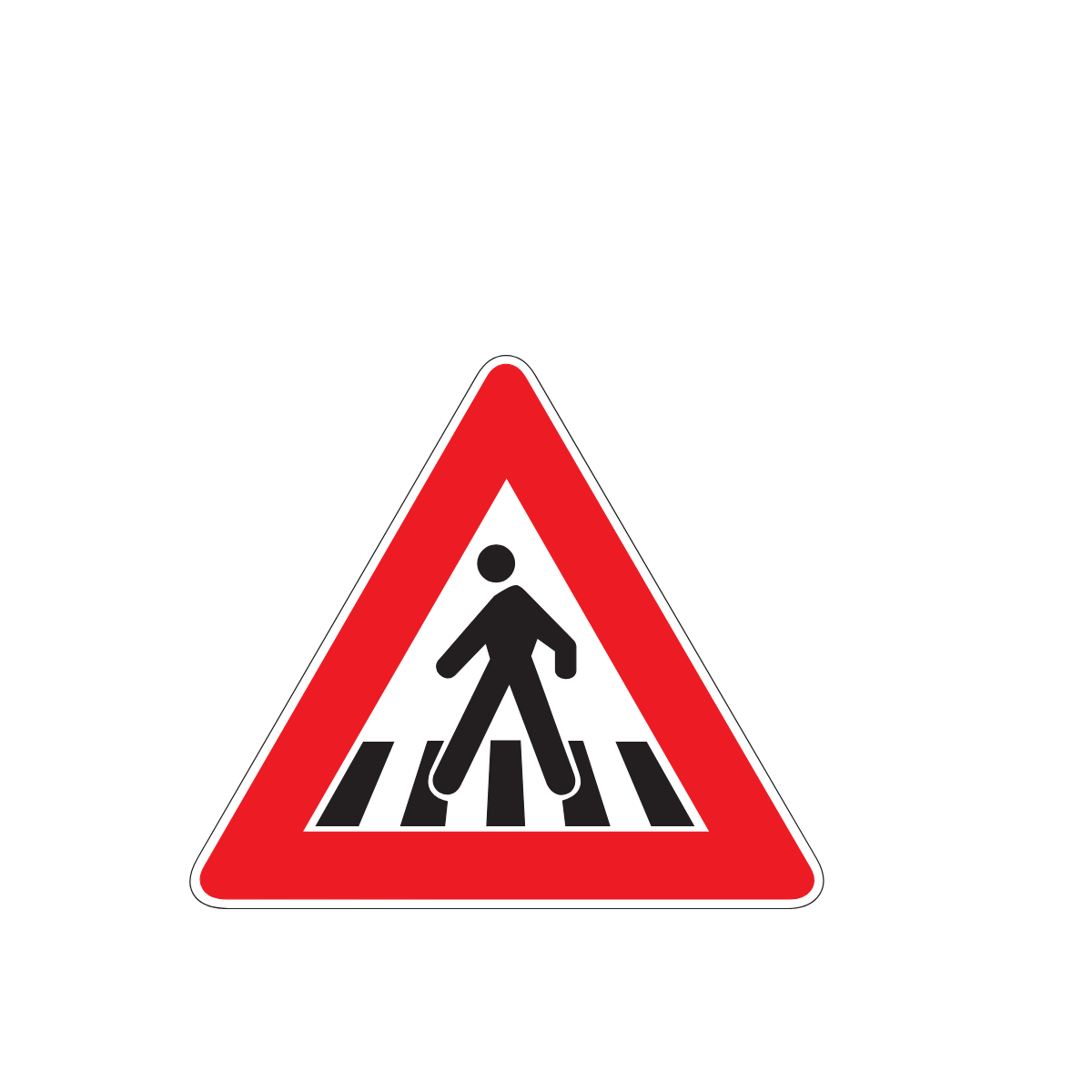 Pedestrian crossing sign
